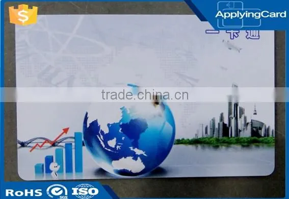 China Top Ten manufacturer Printalbe ISO PVC Proximity 125Khz 13.56mhz Smart card rfid contactless card