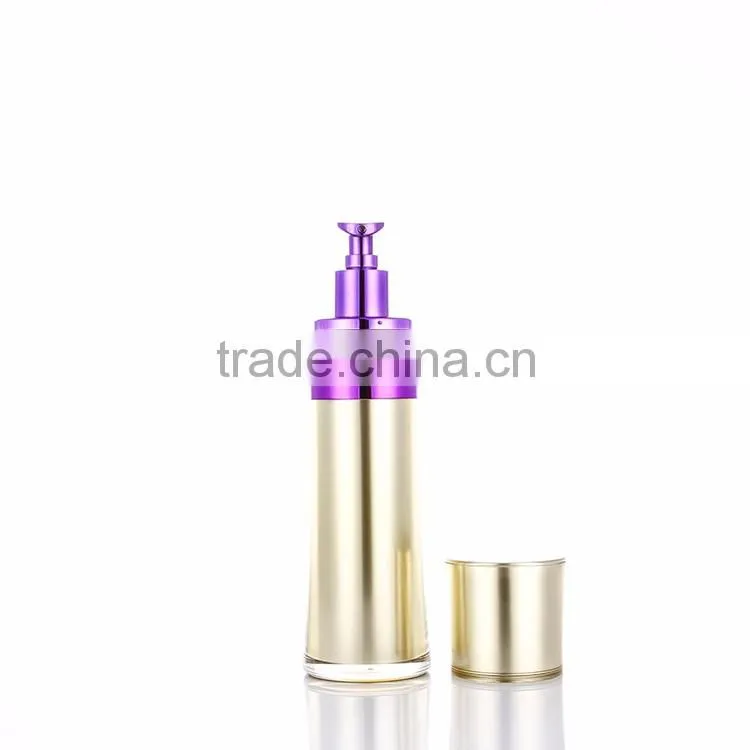 Alibaba China Good Quality Arcylic Material Unique Shape Fancy 100ML Cosmetic Bottle