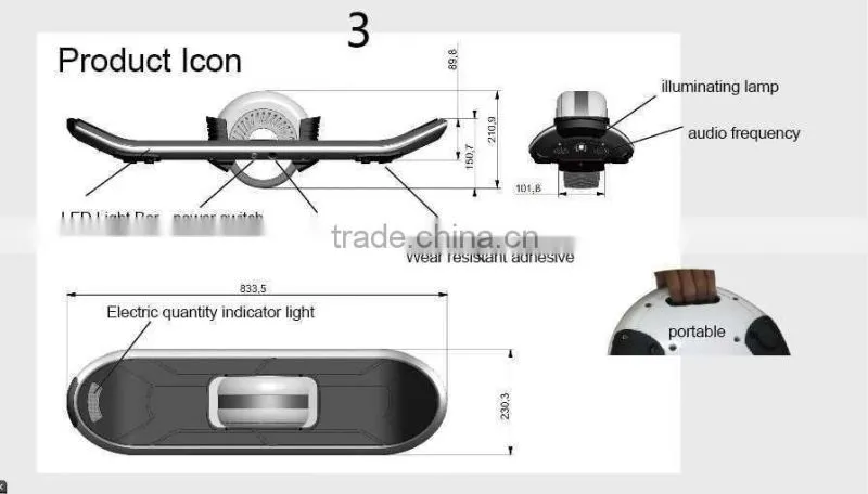Hot sale H2 wholesale self balancing electric scooter with one wheel made in china