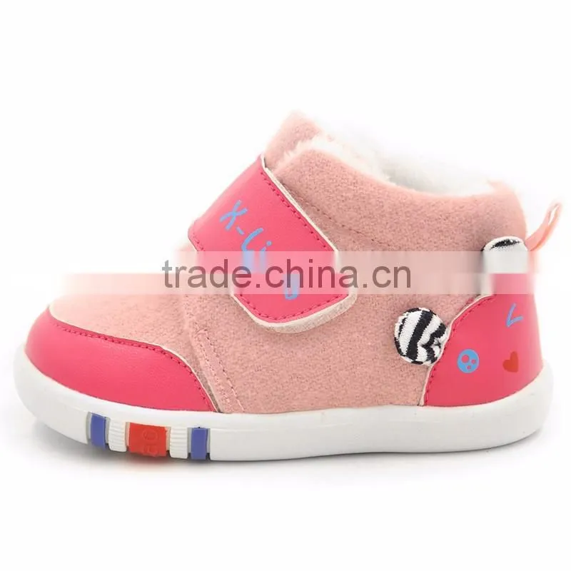 2016 winter top sales cute baby warm shoes kids shoes baby soft shoes