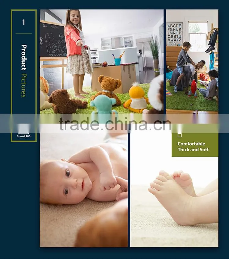 Popular Colorful Floral Design Digital Carpet for Baby Room