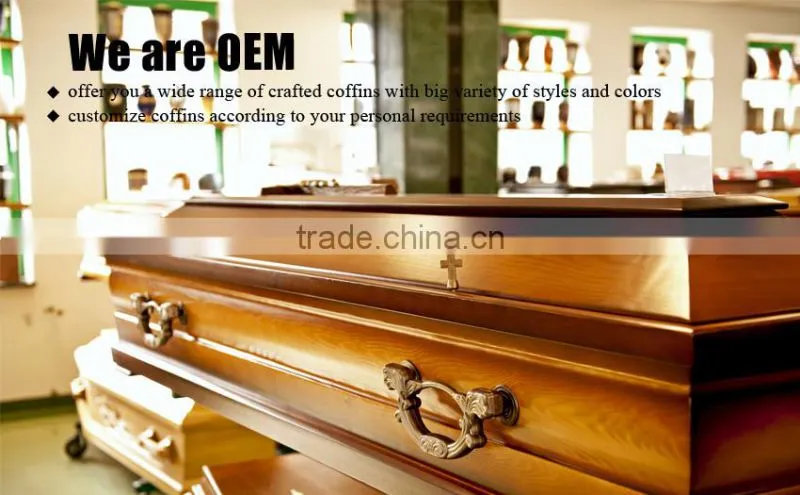JS-BN151 good quality funeral wooden coffin