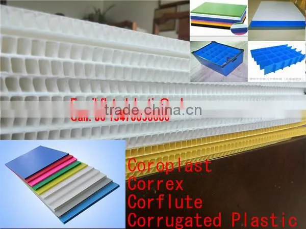 2016 high quality plastic corflute/correx floor protection sheet