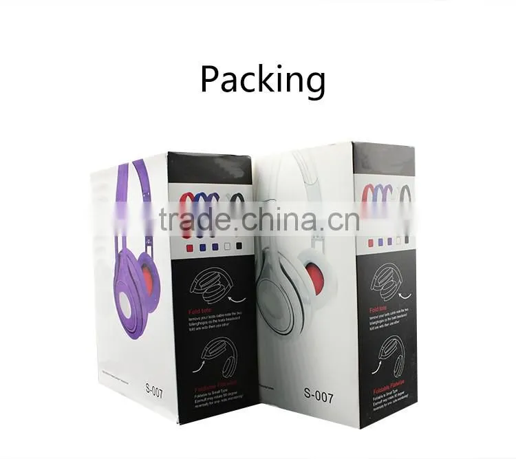 Cable Wired headphones mobile / pc / mp3 headset S-007