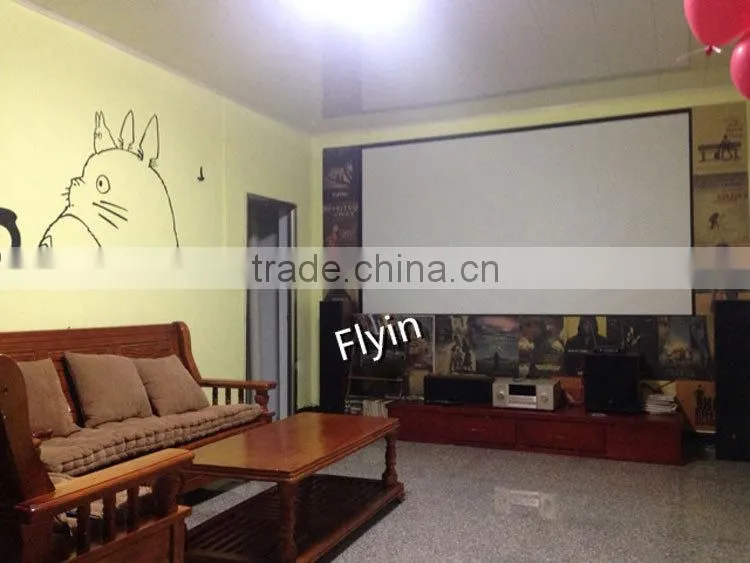 100 inch 16:9 Ratio Manual Fabric Projection Screen Projector Screen