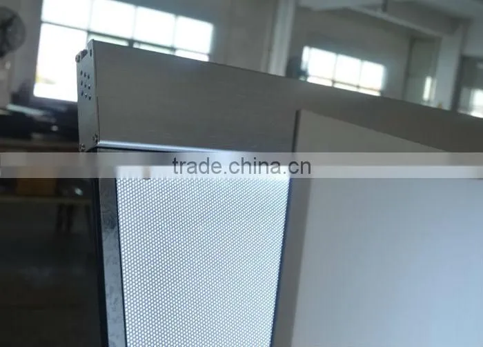 New fast food advertising illuminated led menu board menu cover