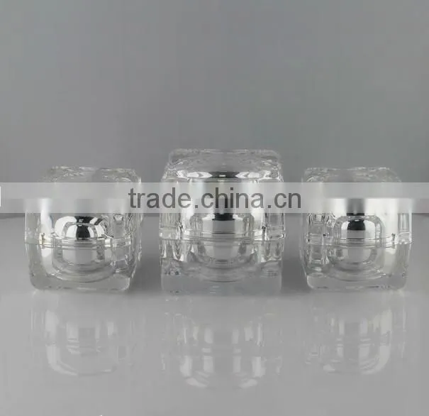 Square Jar Cosmetic Packaging