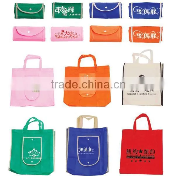 BSCI audit factory fold away bag/bag that folds into a pouch/foldable shopping bag