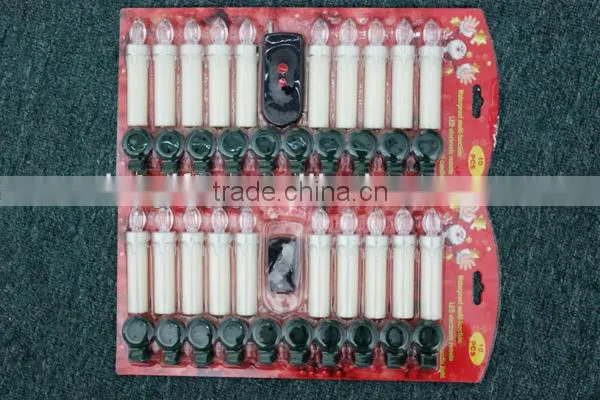 high quality battery remote control color changing led candle