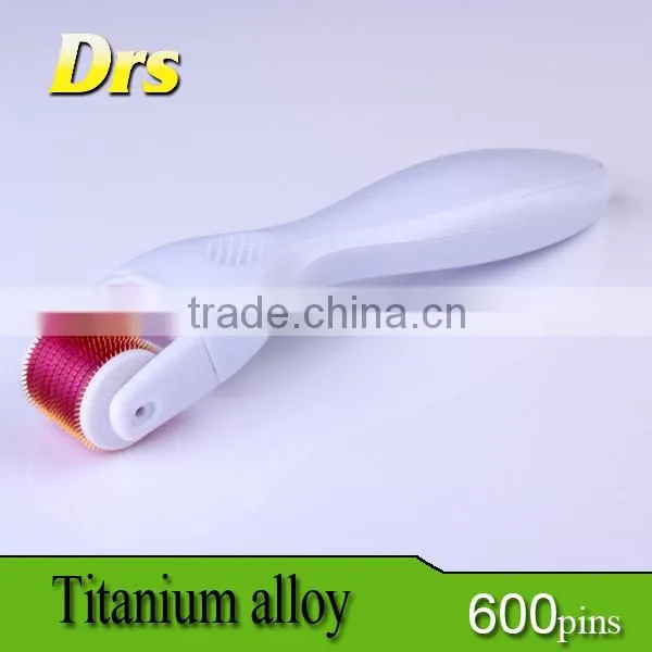 600 Needle Skin Roller 360 Degree Rotatable Handle Derma roller System 1.5MM
