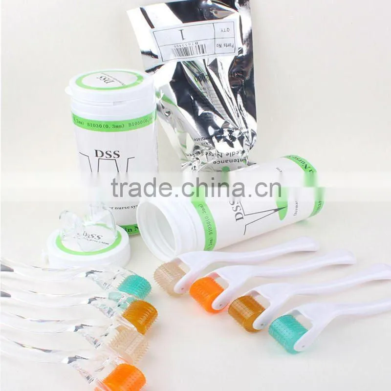 Titanium Microneedle 192 Needles Derma Roller skin rejuvenation and wrinkle removal