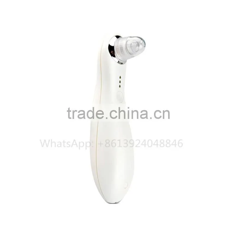 Portable home use micro crystal blackhead removal facial suction beauty vacuum machine blackhead remover tool