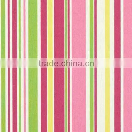 Cotton Pink Stripe Printed Fabrics Suppliers