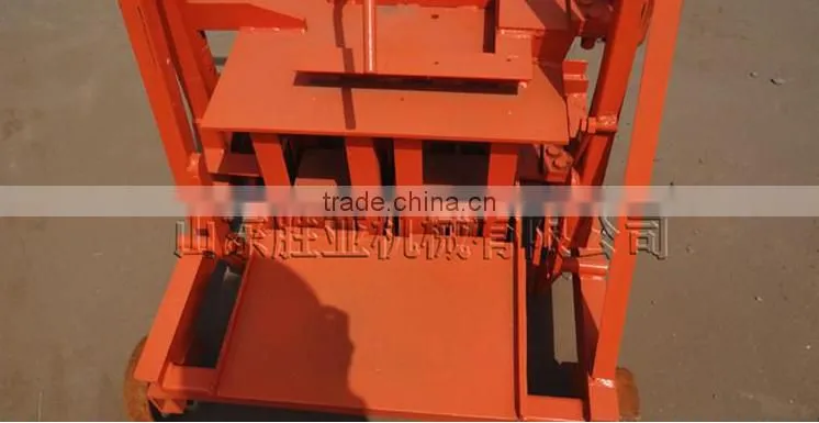 QMR2-45 Manual Compressed Earth Block Machine Small Manual Cement Interlock Brick Machine/ Manual Fly Ash Brick