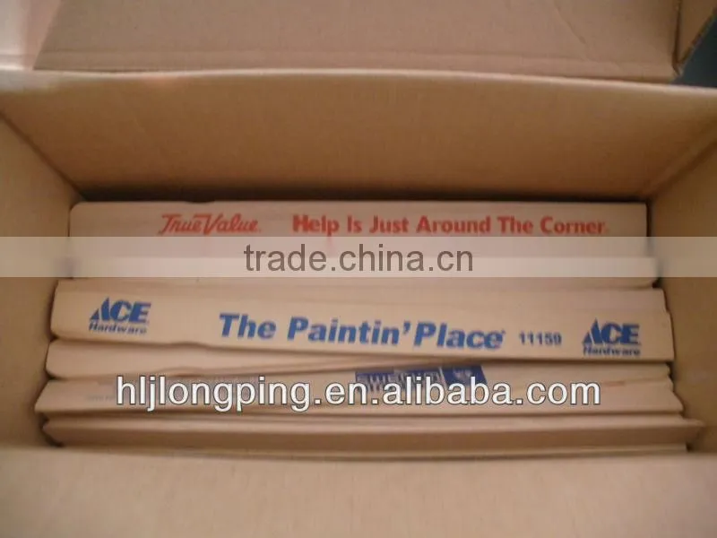 leading factory stocked 12'' wood paint stir sticks
