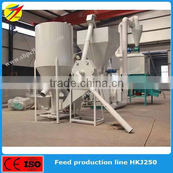 Farm using animal feed grinder and mixer machine for sale