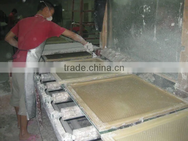 plaster ceiling board production line with 100pcs free moulds(600x600mm)