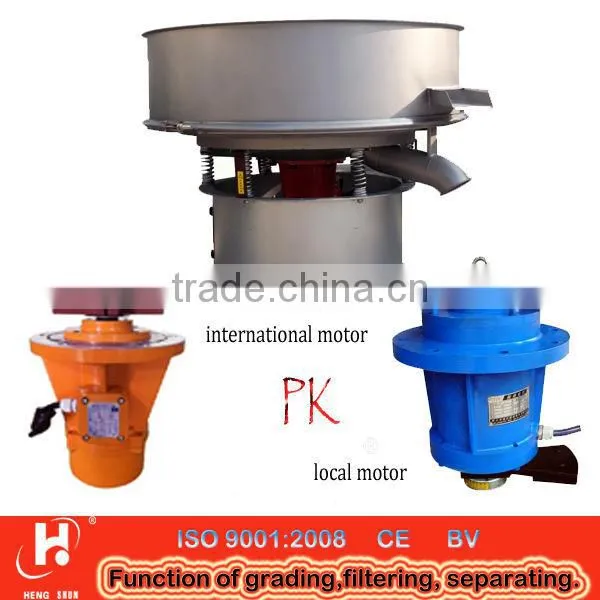 China 800mm diameter stainless steel vibrating mud screen