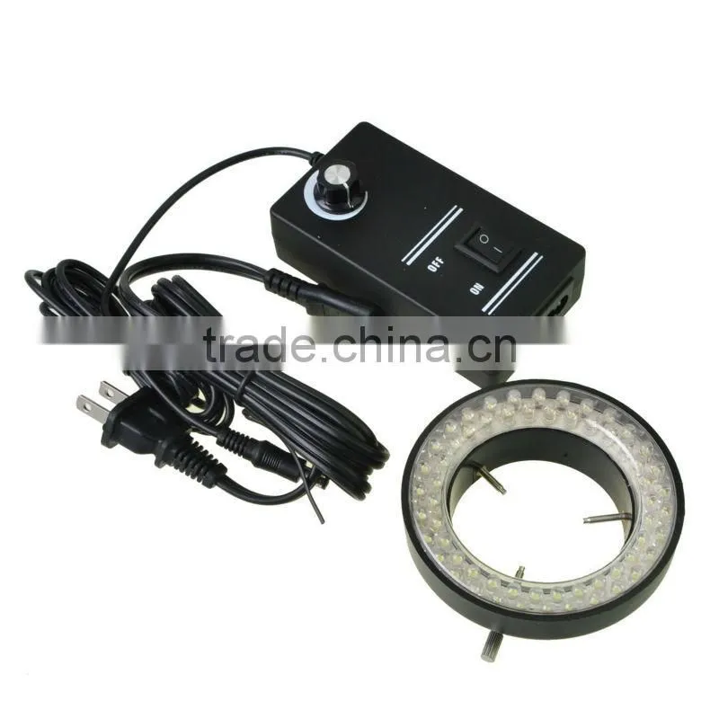 60LED Microscope Camera Ring Light LED Illuminator for Stereo Zoom Microscope