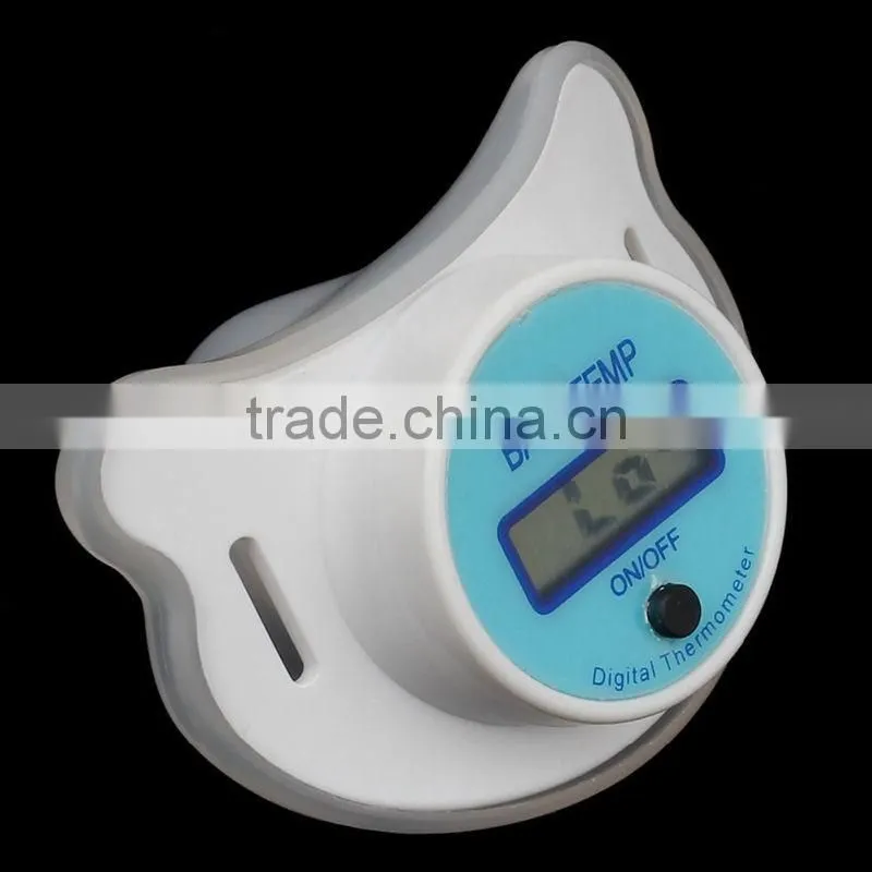 LCD Digital Baby Infant Kid Nipple Thermometer Soother Temp Mouth Health Safe