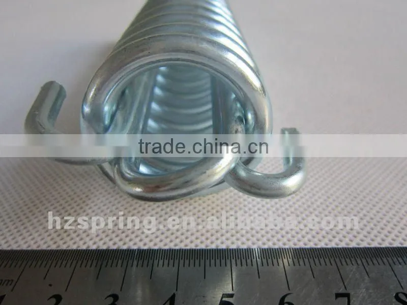 Custom safety drawbar extension spring with zinc plating finish