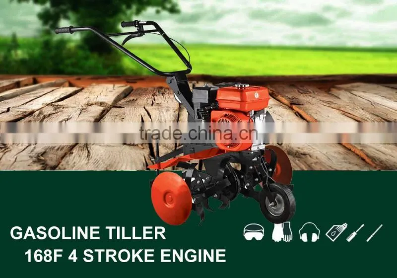 5.5HP Gasoline Power Micro Tractor Rotary Tiller Soil Cultivating Machine