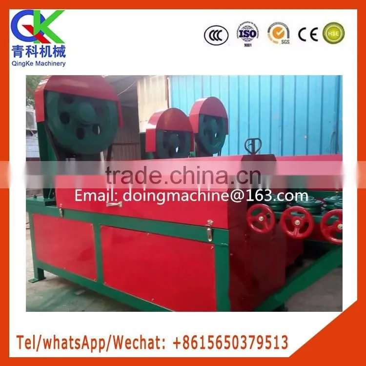 dual motor twisted steel bar straightening equipment