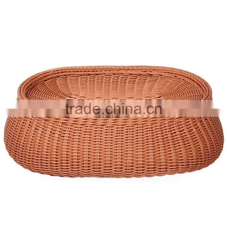 Cat pet supply wholesale arbitrarily curved soft wicker cat bed