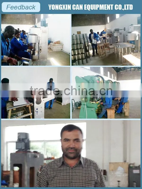 Good quality Tinplate tin can cutting machine