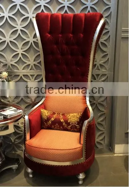 BISINI Fashionable Living Room Set, European Style Queen Throne Sofa Chair, Classic and Royal High Back Chair (BF01-X1196)