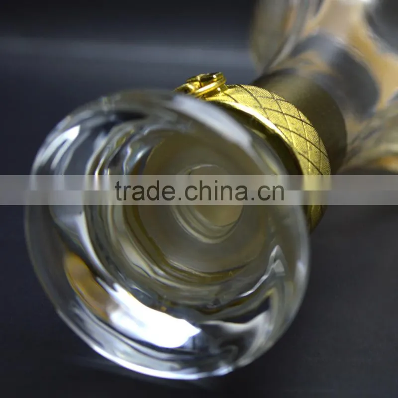 Wine glass bottle vodka/whiskey bottle hot sale glassware custom designed