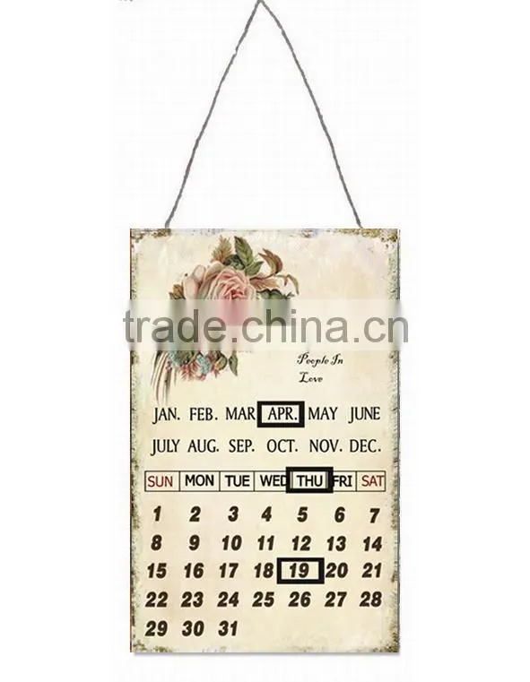 Metal Hanging Plaque with Chain Wall Plaque Cheap Home Decorative Plaques