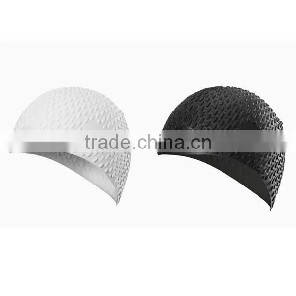 Bright fashionable silicone swimming cap / sport silicone swimming cap