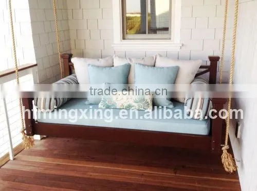 Outdoor Hanging Bed hand crafted outdoor patio furniture