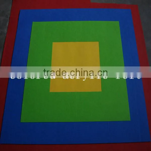 HOT! 100% colorful acrylic felt nonwoven
