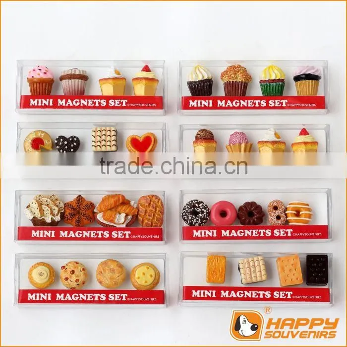 fruit series fridge sticker magnet polyresin for promotion