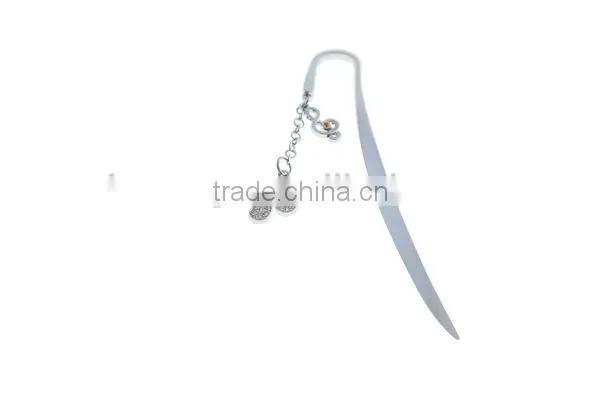 Fancy Charm Bookmark with Crystals from Swarovski