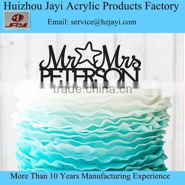 Cheap Birthday Cake Topper - Happy 60th - Acrylic Cake Topper
