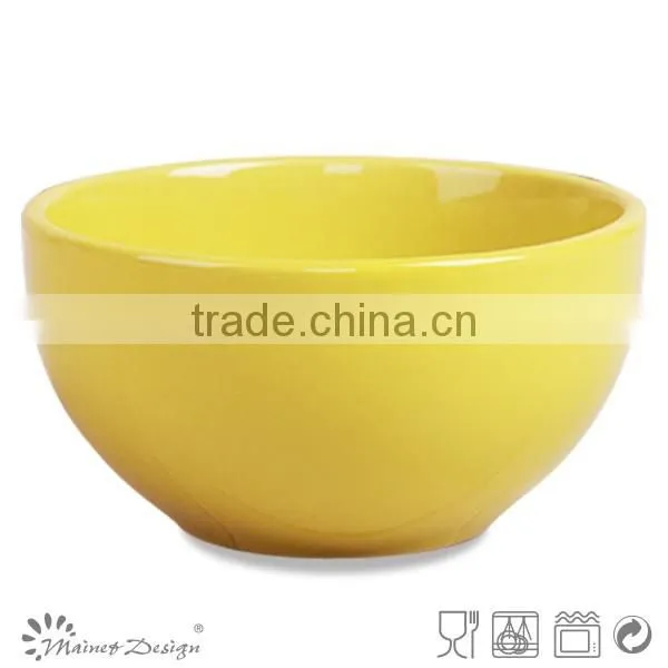 5.5 inch ceramic rice bowl solid green color 13.5cm stoneware cereal bowl