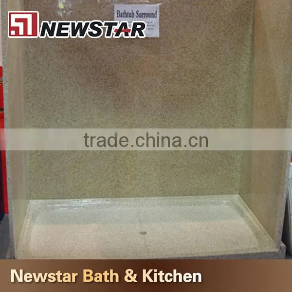 G682 yellow rusty granite tub surround