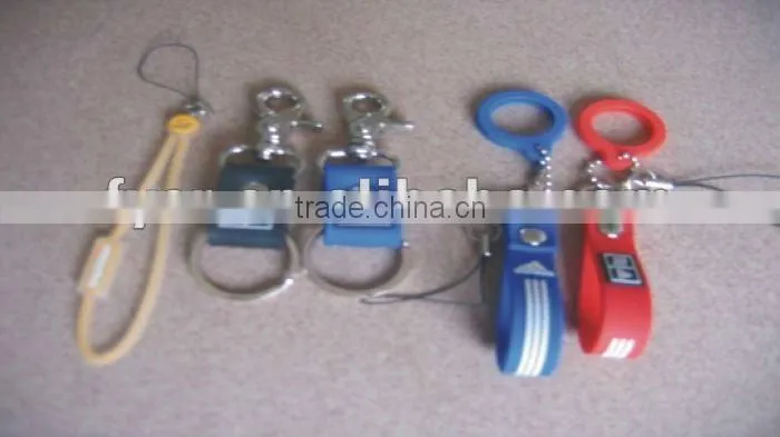 Fashion jewelry accessories silicon key chain silicone keychain