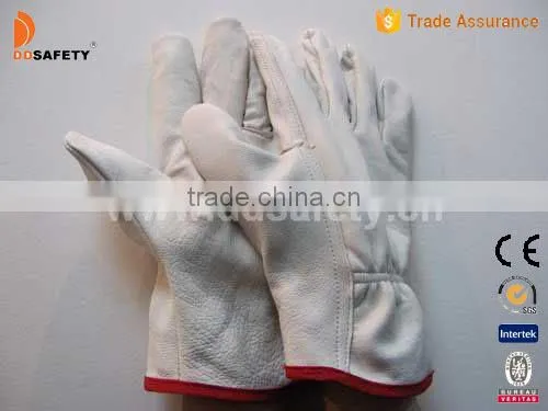 DDSAFETY With 5Years Experience Cow Grain Leather Driver Glove