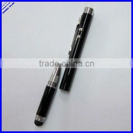 High quality 2 in 1 metal promotional laser point pen with flashlight