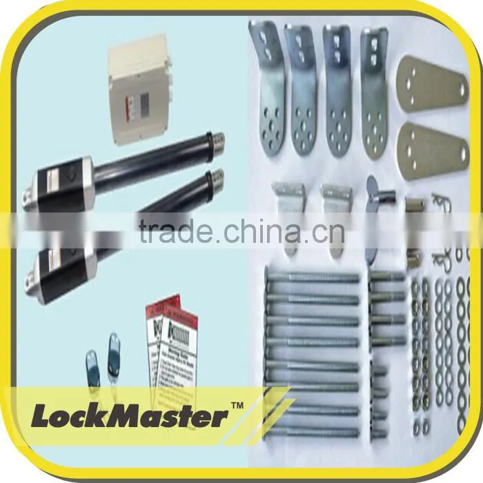 Solar Power System Metal Double Swing Gate Opener For Gates Up To 1700LB