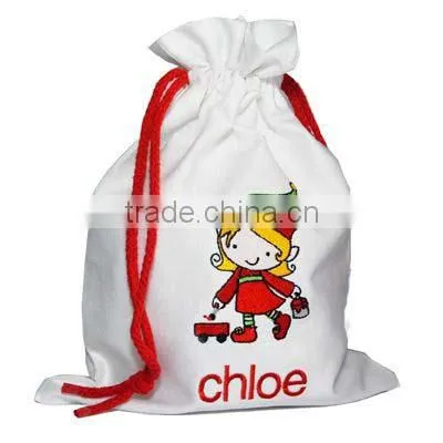 Drawstring Satin Custom Gift Bag