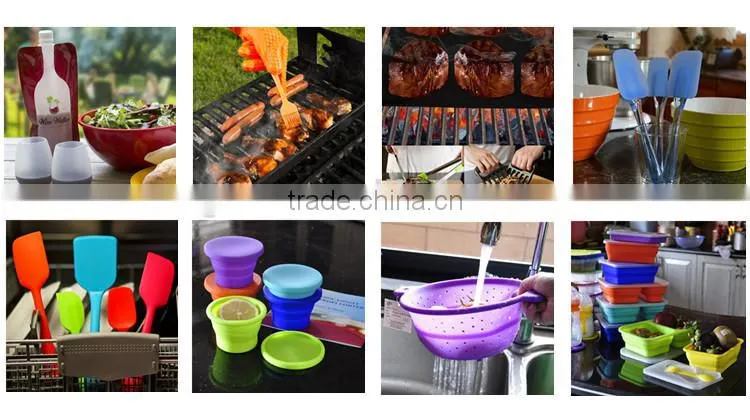 Kitchen Heat-Resistant Pink Silicone Spatula