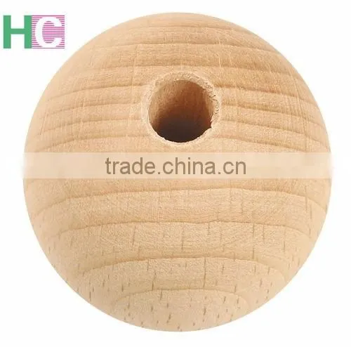 wooden beads, natural wooden beads, eco-friendly wooden beads, beech wood beads, beads with hole for crafting