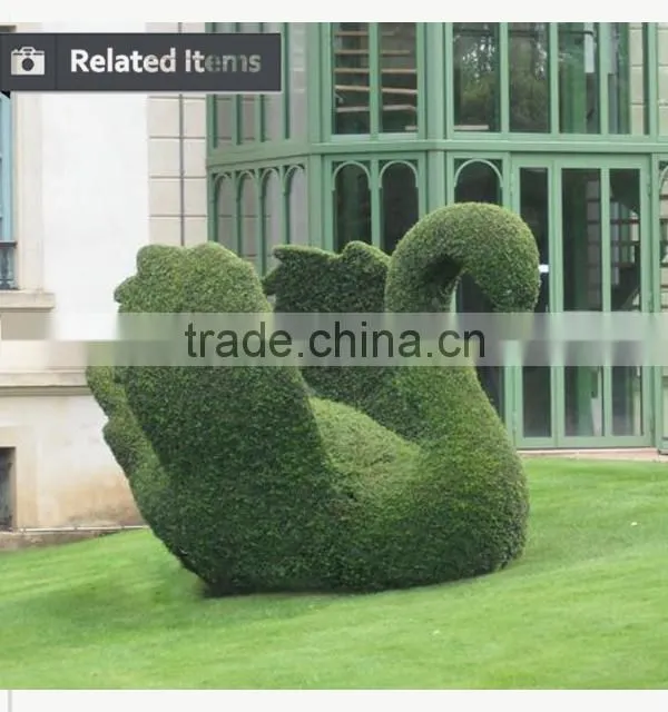 Hot sale new design artificial milan grass animal boxwood for decoration