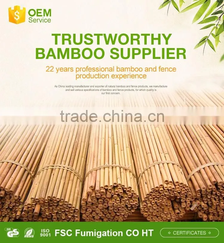 new designed natural black bamboo fence reed mat for planters