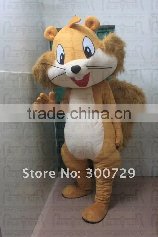 2012 squirrel mascot costume for party NO.2038